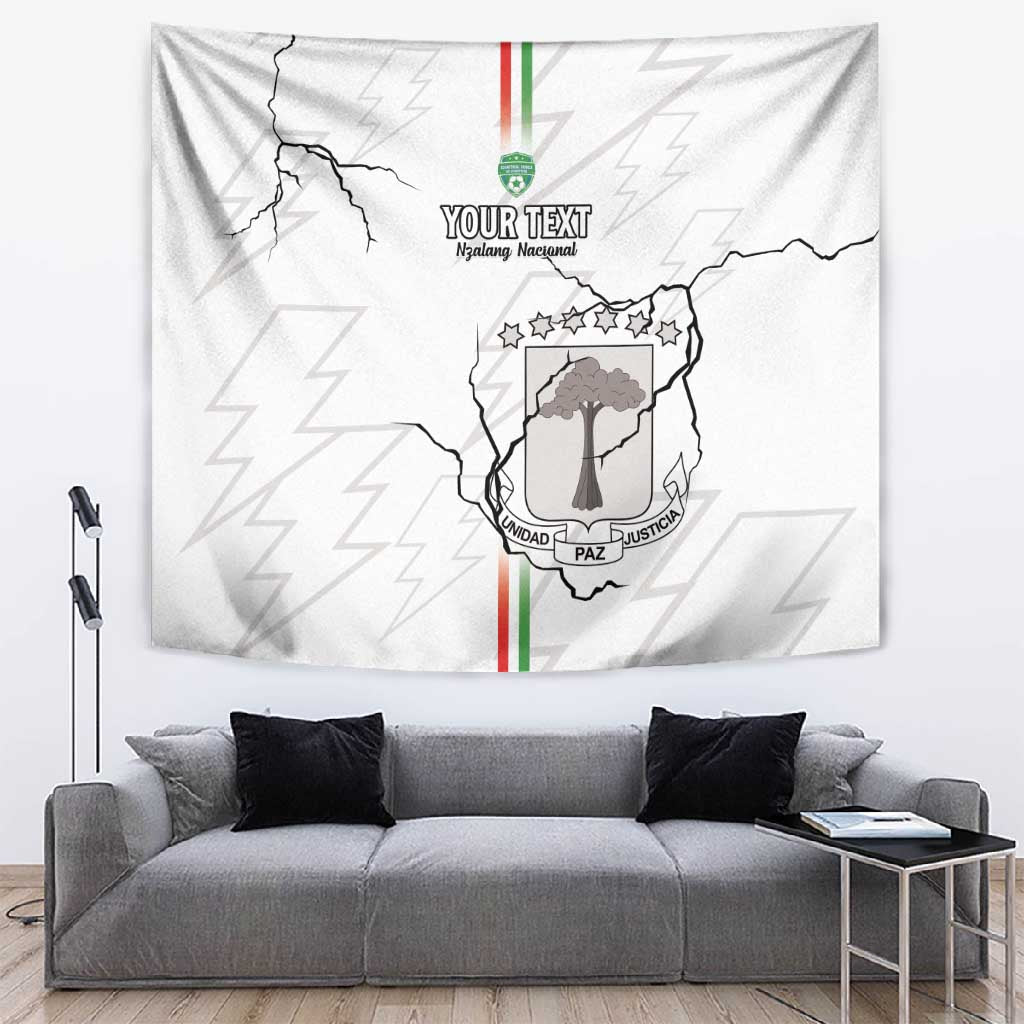 Custom Equatorial Guinea Football Tapestry Go Champions - White Version
