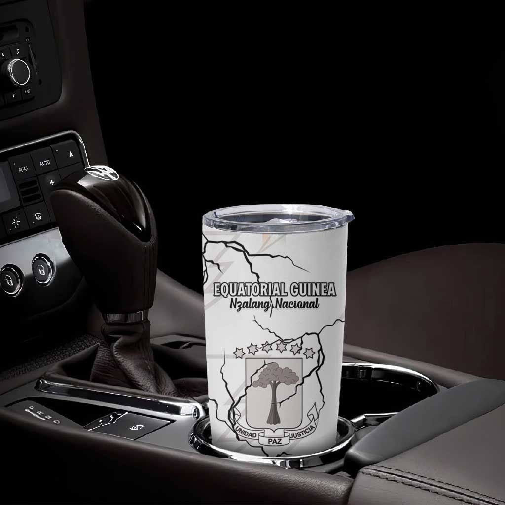 Custom Equatorial Guinea Football Tumbler Cup Go Champions - White Version