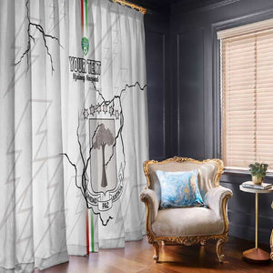 Custom Equatorial Guinea Football Window Curtain Go Champions - White Version