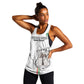 Custom Equatorial Guinea Football Women Racerback Tank Go Champions - White Version