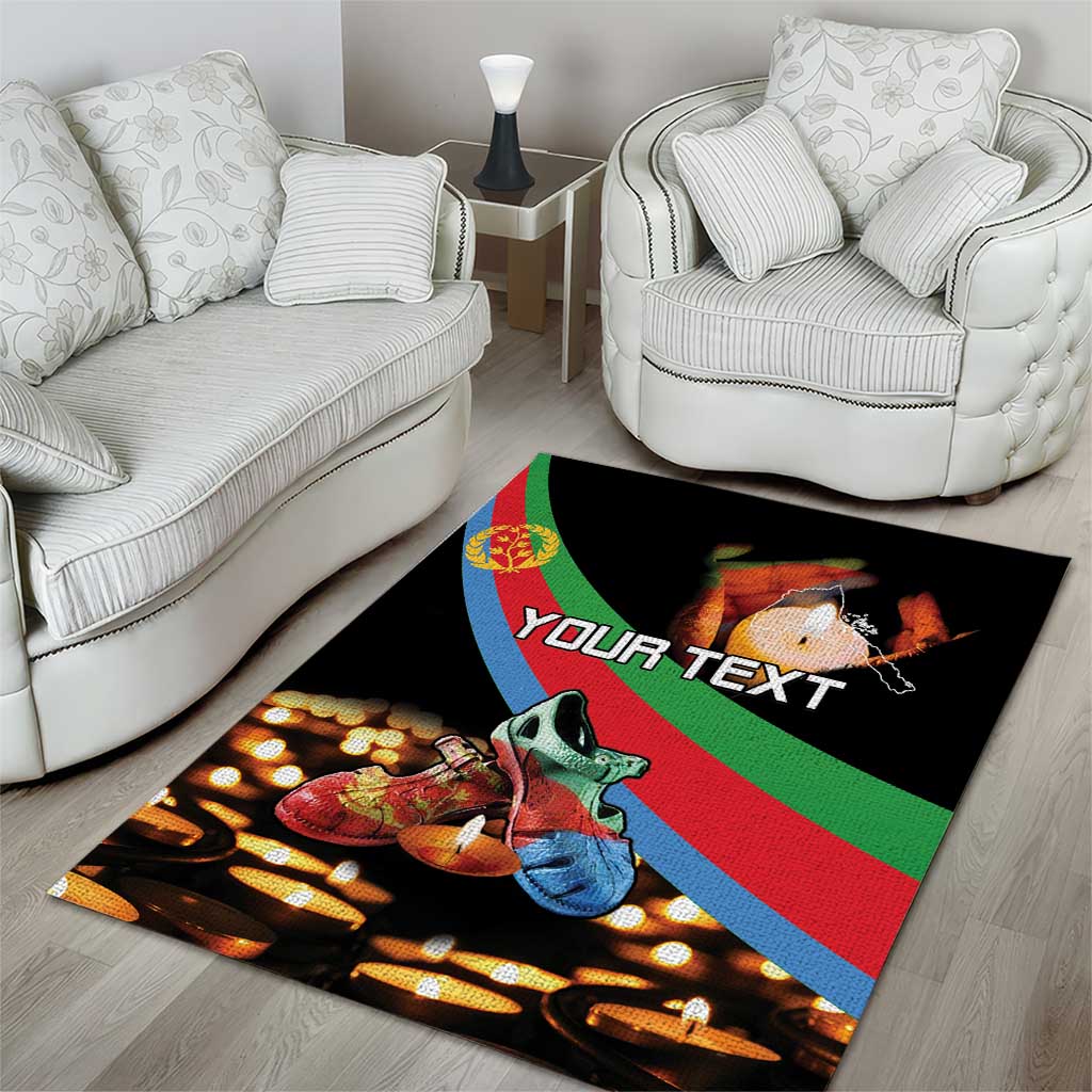 Personalized Eritrea Martyrs Day Area Rug Candlelight Vigil Remembering Our Heroes