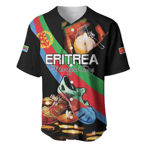 Personalized Eritrea Martyrs Day Baseball Jersey Candlelight Vigil Remembering Our Heroes