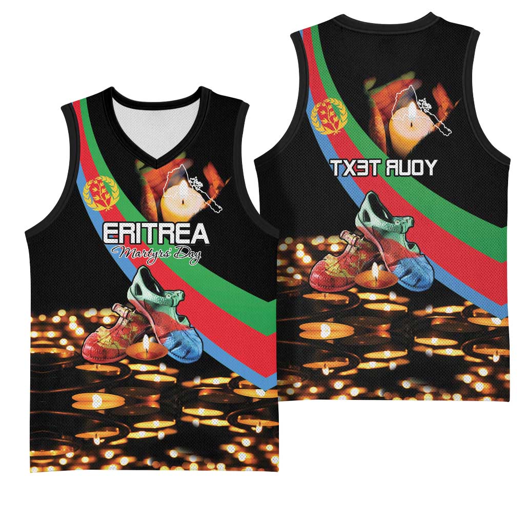 Personalized Eritrea Martyrs Day Basketball Jersey Candlelight Vigil Remembering Our Heroes - African Pride