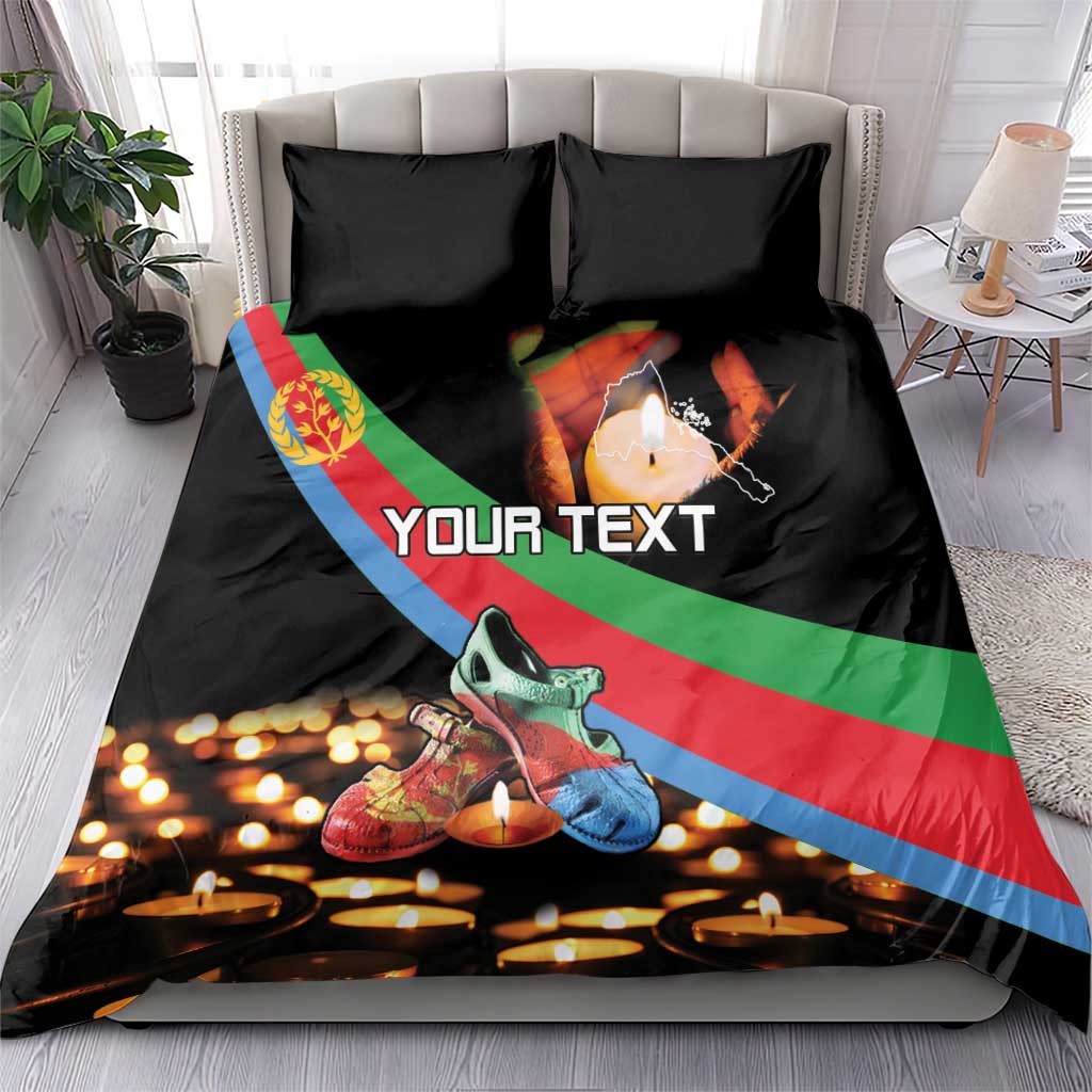 Personalized Eritrea Martyrs Day Bedding Set Candlelight Vigil Remembering Our Heroes