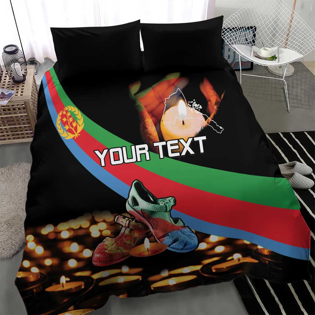 Personalized Eritrea Martyrs Day Bedding Set Candlelight Vigil Remembering Our Heroes