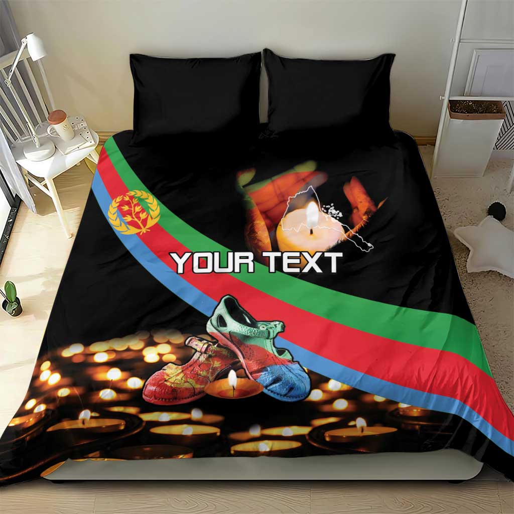 Personalized Eritrea Martyrs Day Bedding Set Candlelight Vigil Remembering Our Heroes