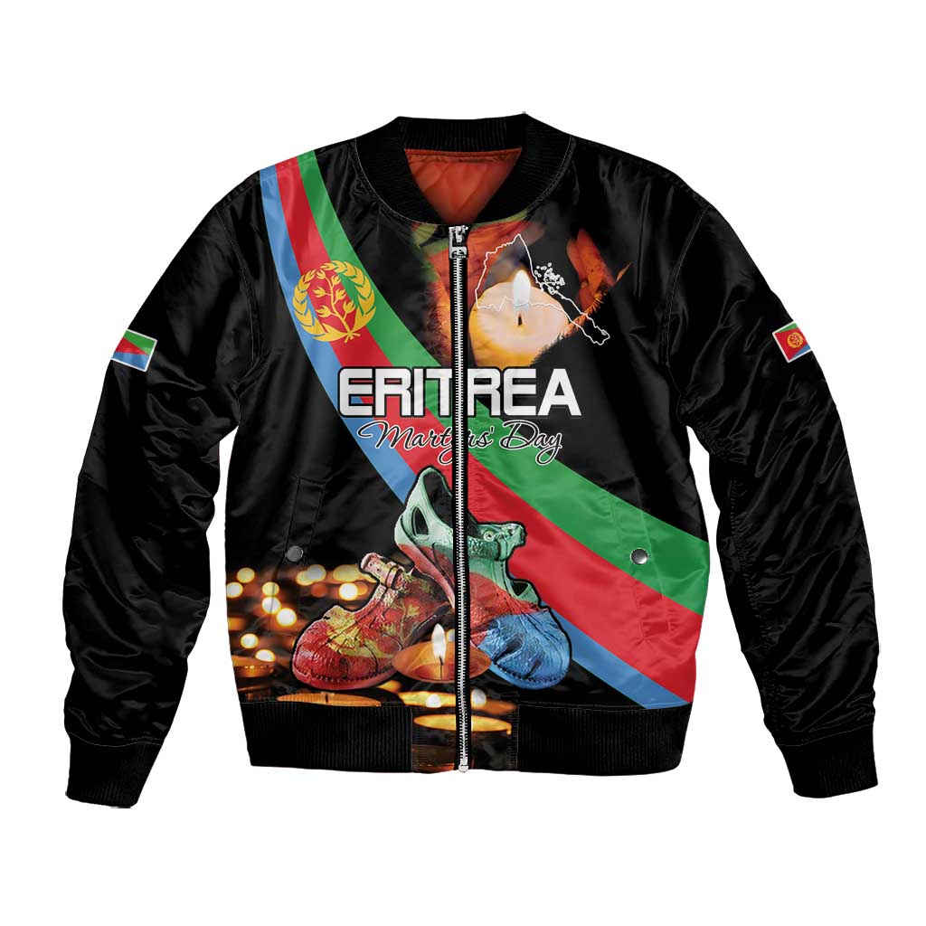 Personalized Eritrea Martyrs Day Bomber Jacket Candlelight Vigil Remembering Our Heroes