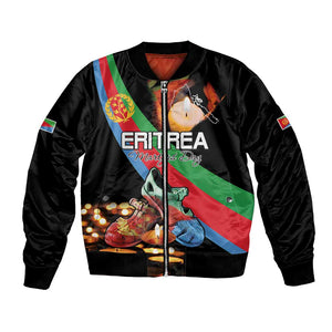 Personalized Eritrea Martyrs Day Bomber Jacket Candlelight Vigil Remembering Our Heroes