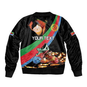 Personalized Eritrea Martyrs Day Bomber Jacket Candlelight Vigil Remembering Our Heroes