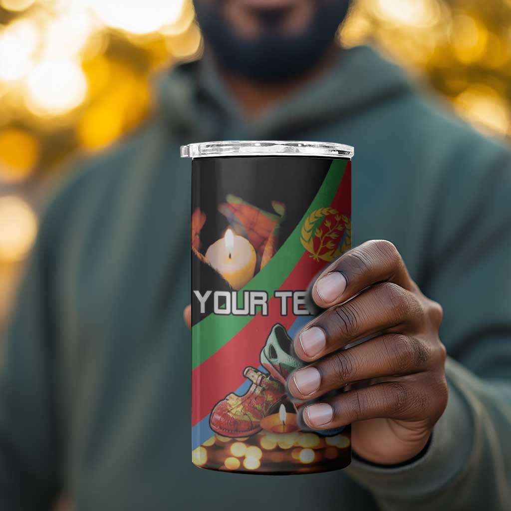 Personalized Eritrea Martyrs Day 4 in 1 Can Cooler Tumbler Candlelight Vigil Remembering Our Heroes