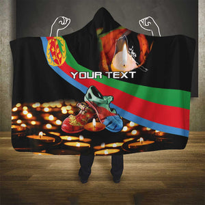 Personalized Eritrea Martyrs Day Hooded Blanket Candlelight Vigil Remembering Our Heroes