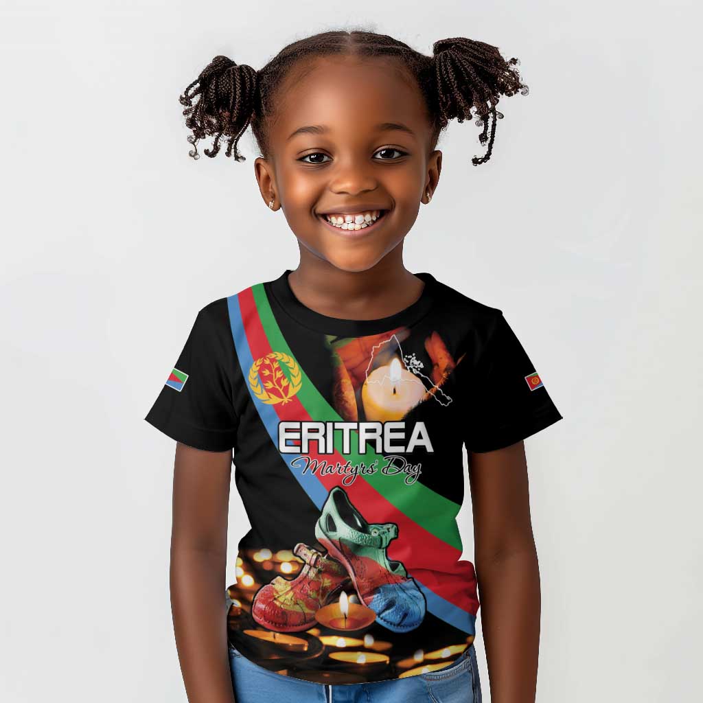 Personalized Eritrea Martyrs Day Kid T shirt Candlelight Vigil Remembering Our Heroes