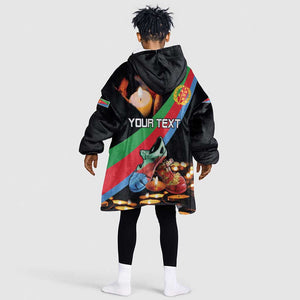 Personalized Eritrea Martyrs Day Kid Wearable Blanket Hoodie Candlelight Vigil Remembering Our Heroes