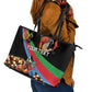 Personalized Eritrea Martyrs Day Leather Tote Bag Candlelight Vigil Remembering Our Heroes