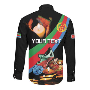 Personalized Eritrea Martyrs Day Long Sleeve Button Shirt Candlelight Vigil Remembering Our Heroes