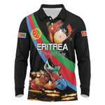 Personalized Eritrea Martyrs Day Long Sleeve Polo Shirt Candlelight Vigil Remembering Our Heroes