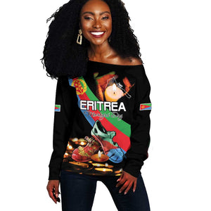 Personalized Eritrea Martyrs Day Off Shoulder Sweater Candlelight Vigil Remembering Our Heroes