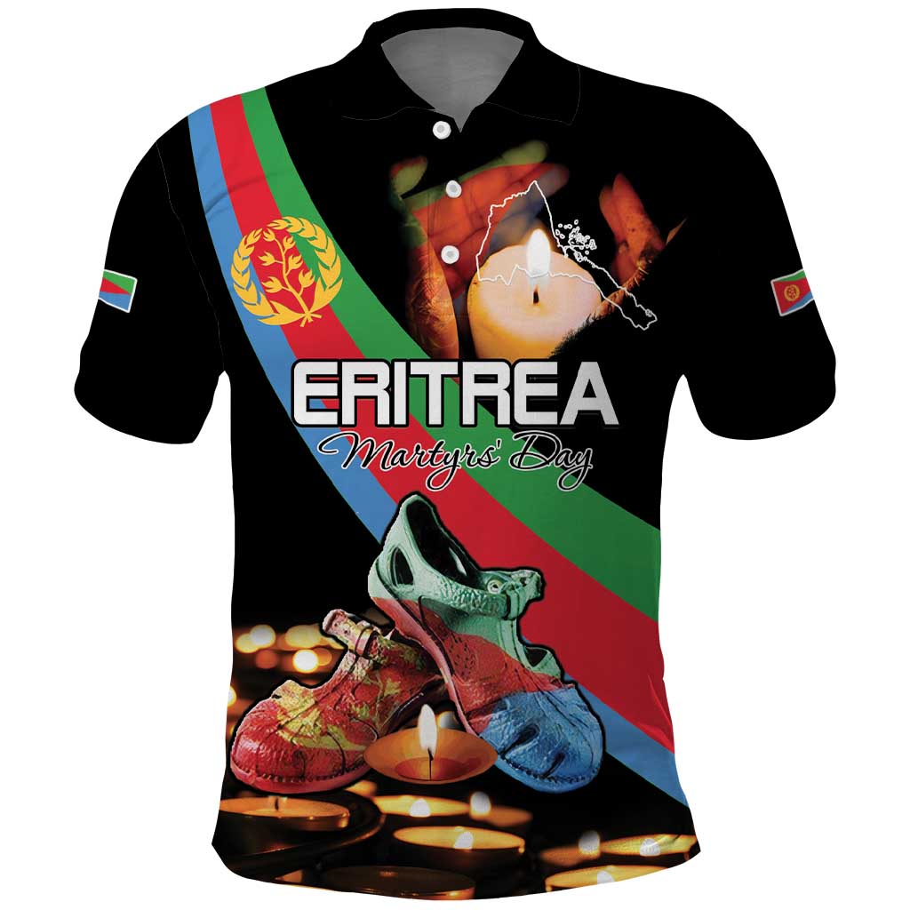 Personalized Eritrea Martyrs Day Polo Shirt Candlelight Vigil Remembering Our Heroes