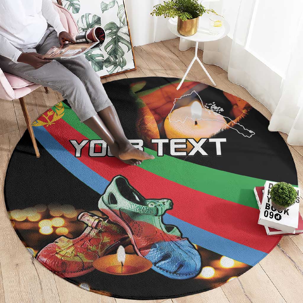 Personalized Eritrea Martyrs Day Round Carpet Candlelight Vigil Remembering Our Heroes