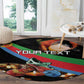 Personalized Eritrea Martyrs Day Round Carpet Candlelight Vigil Remembering Our Heroes