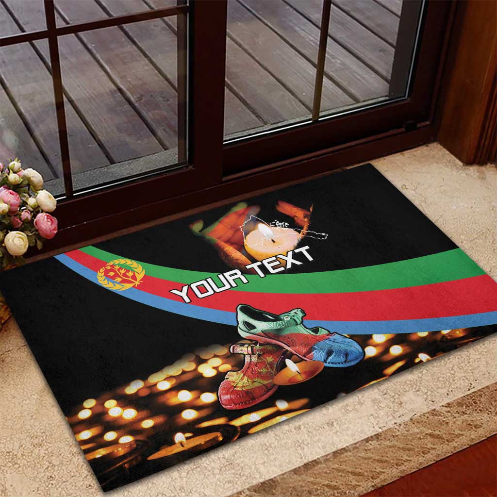 Personalized Eritrea Martyrs Day Rubber Doormat Candlelight Vigil Remembering Our Heroes