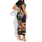 Personalized Eritrea Martyrs Day Short Sleeve Bodycon Dress Candlelight Vigil Remembering Our Heroes LT15