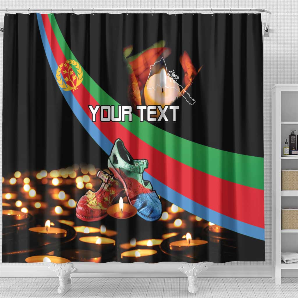 Personalized Eritrea Martyrs Day Shower Curtain Candlelight Vigil Remembering Our Heroes
