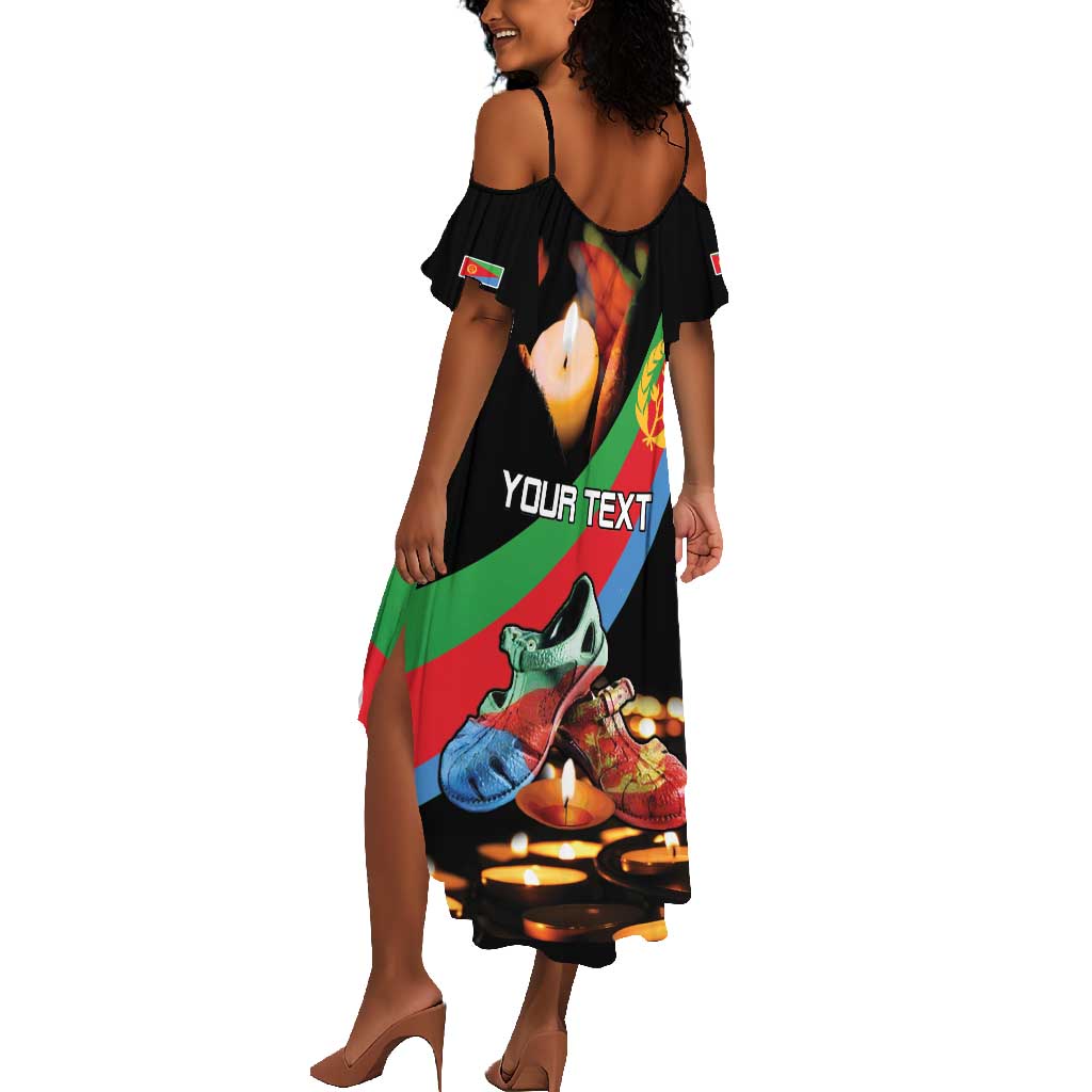 Personalized Eritrea Martyrs Day Summer Maxi Dress Candlelight Vigil Remembering Our Heroes