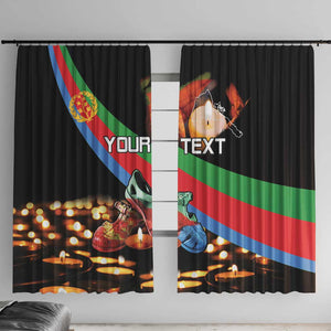 Personalized Eritrea Martyrs Day Window Curtain Candlelight Vigil Remembering Our Heroes