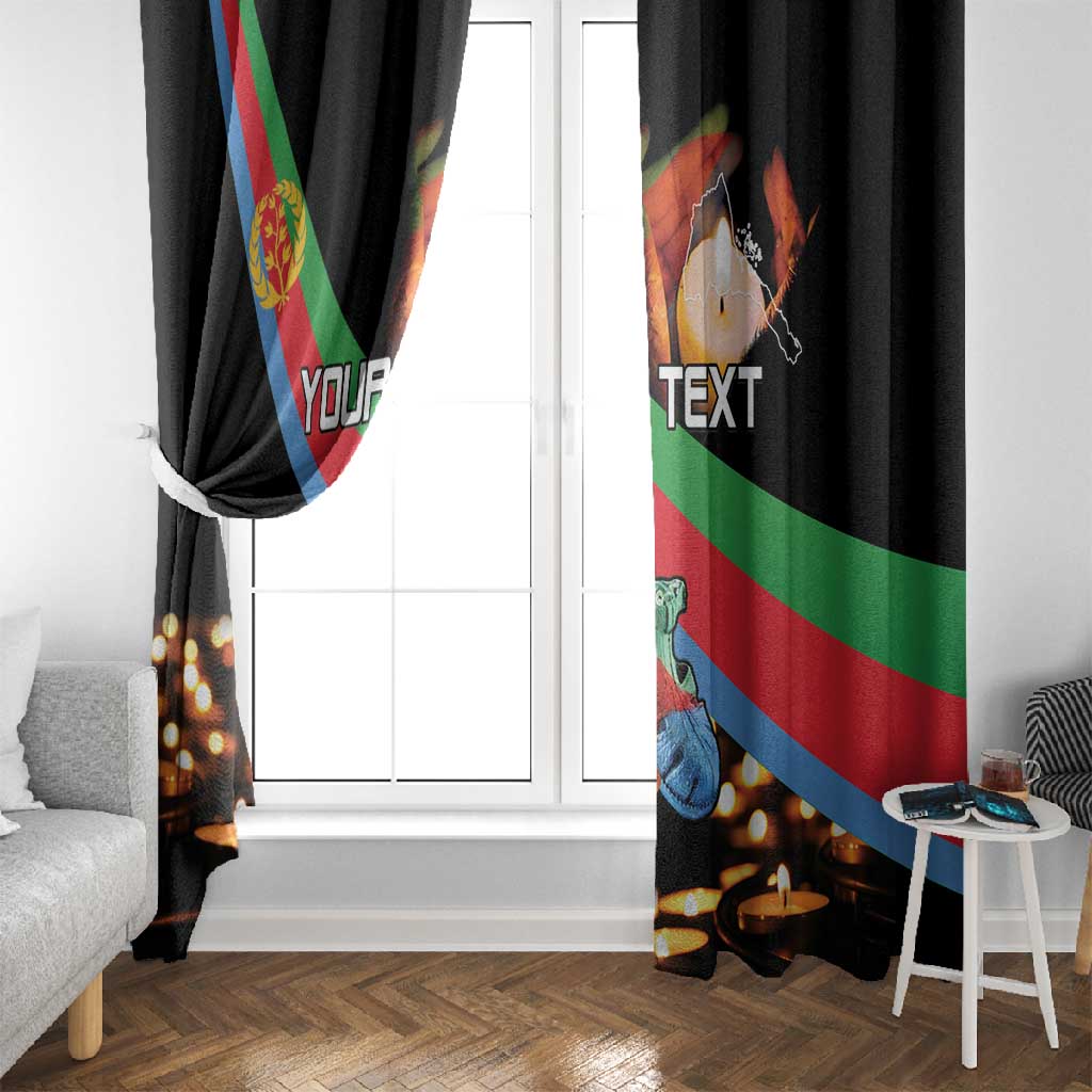 Personalized Eritrea Martyrs Day Window Curtain Candlelight Vigil Remembering Our Heroes