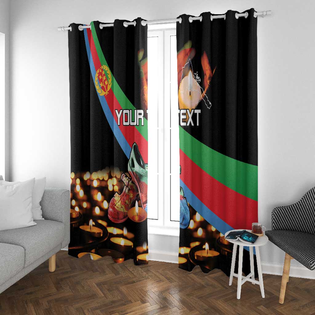Personalized Eritrea Martyrs Day Window Curtain Candlelight Vigil Remembering Our Heroes