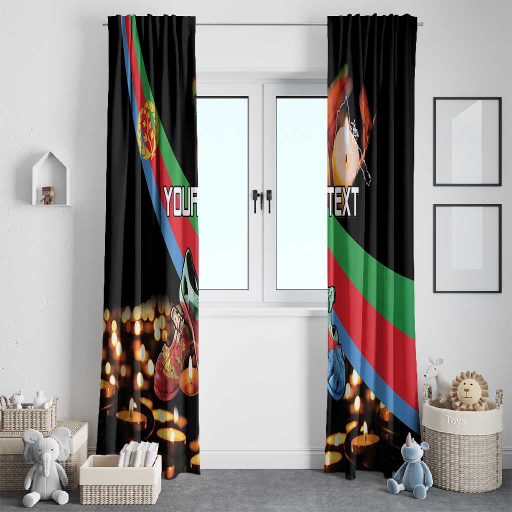 Personalized Eritrea Martyrs Day Window Curtain Candlelight Vigil Remembering Our Heroes
