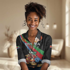 Personalized Eritrea Martyrs Day Women Casual Shirt Candlelight Vigil Remembering Our Heroes