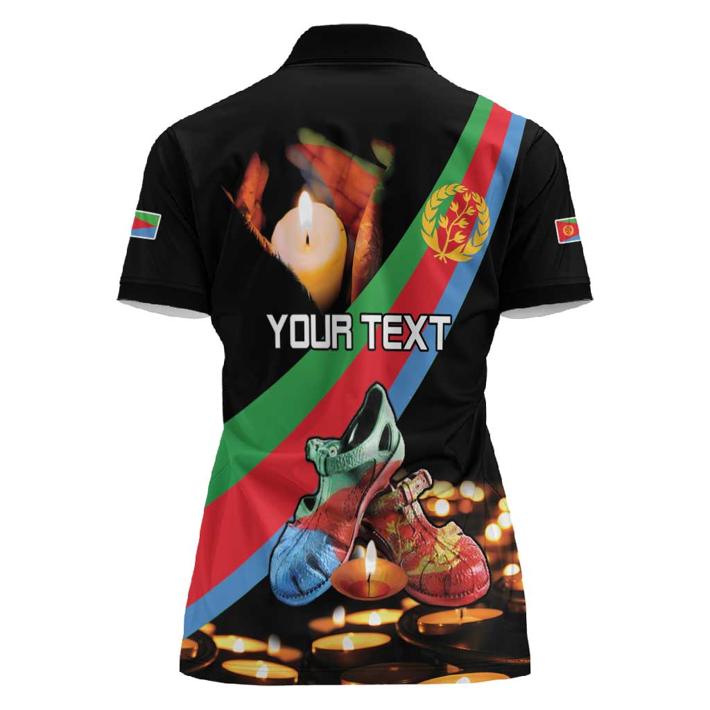 Personalized Eritrea Martyrs Day Women Polo Shirt Candlelight Vigil Remembering Our Heroes