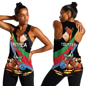 Personalized Eritrea Martyrs Day Women Racerback Tank Candlelight Vigil Remembering Our Heroes