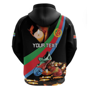Personalized Eritrea Martyrs Day Zip Hoodie Candlelight Vigil Remembering Our Heroes