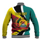 Personalized Mozambique Independence Day Baseball Jacket Coat Of Arms - Flag Style
