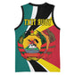 Personalized Mozambique Independence Day Basketball Jersey Coat Of Arms - Flag Style - African Pride