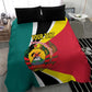 Personalized Mozambique Independence Day Bedding Set Coat Of Arms - Flag Style