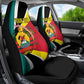 Personalized Mozambique Independence Day Car Seat Cover Coat Of Arms - Flag Style