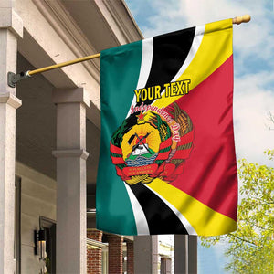 Personalized Mozambique Independence Day Garden Flag Coat Of Arms - Flag Style
