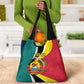 Personalized Mozambique Independence Day Grocery Bag Coat Of Arms - Flag Style