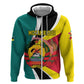Personalized Mozambique Independence Day Hoodie Coat Of Arms - Flag Style