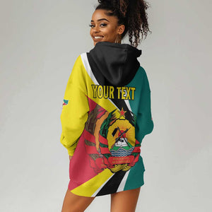 Personalized Mozambique Independence Day Hoodie Dress Coat Of Arms - Flag Style