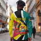 Personalized Mozambique Independence Day Long Sleeve Button Shirt Coat Of Arms - Flag Style
