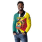 Personalized Mozambique Independence Day Long Sleeve Polo Shirt Coat Of Arms - Flag Style