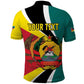 Personalized Mozambique Independence Day Polo Shirt Coat Of Arms - Flag Style