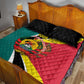 Personalized Mozambique Independence Day Quilt Bed Set Coat Of Arms - Flag Style