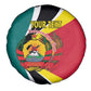 Personalized Mozambique Independence Day Spare Tire Cover Coat Of Arms - Flag Style