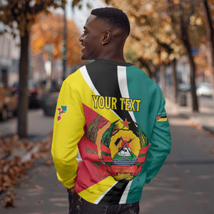 Personalized Mozambique Independence Day Sweatshirt Coat Of Arms - Flag Style
